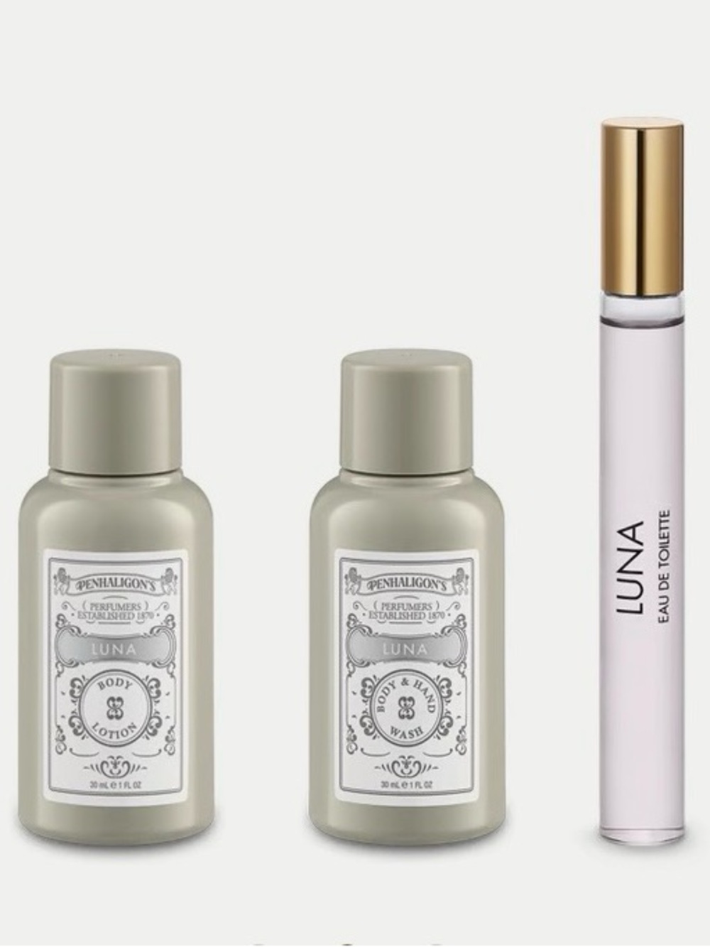 Penhaligon's Luna Eau de Toilette & Body Wash & Lotion Set NWT